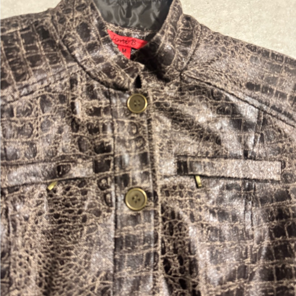 Chic Crocodile Pattern Jacket Joni B - image 4